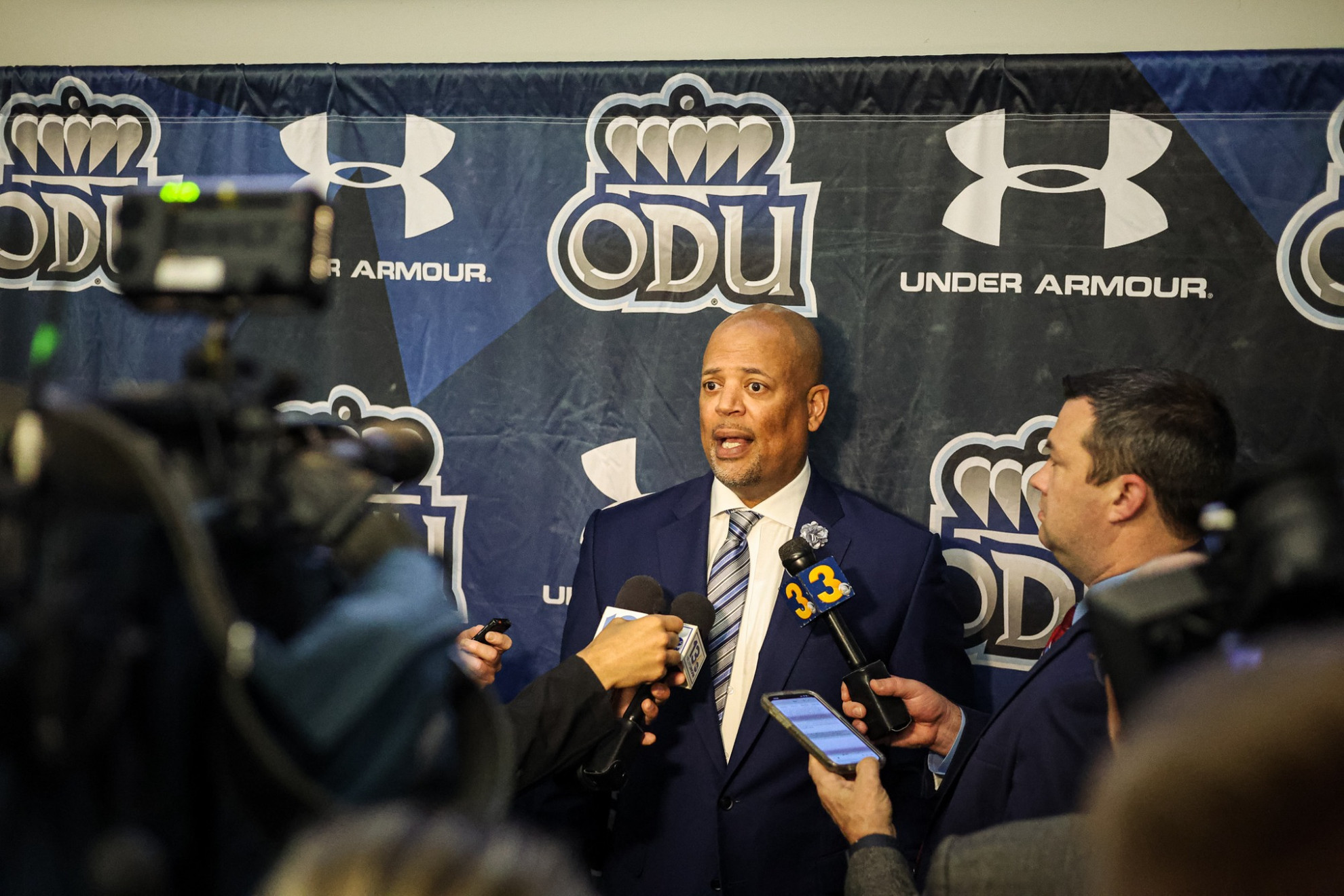 Minium ODU Men's Basketball Coach Mike Jones Using ODU's Loyal Fan Base as a Recruiting Tool