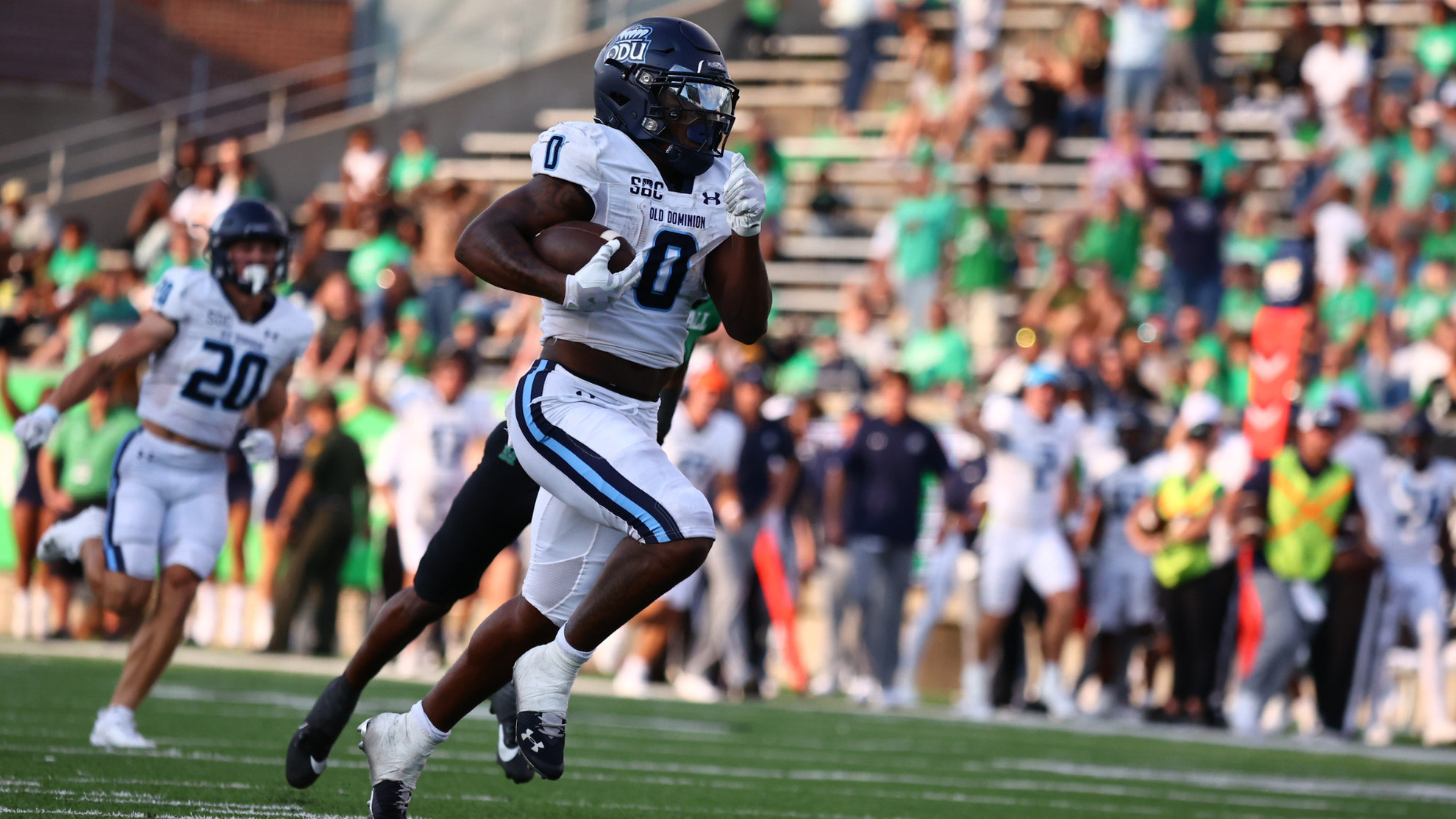 ODU Football Team Rallies Gamely but Falls at Marshall, 4135 Old