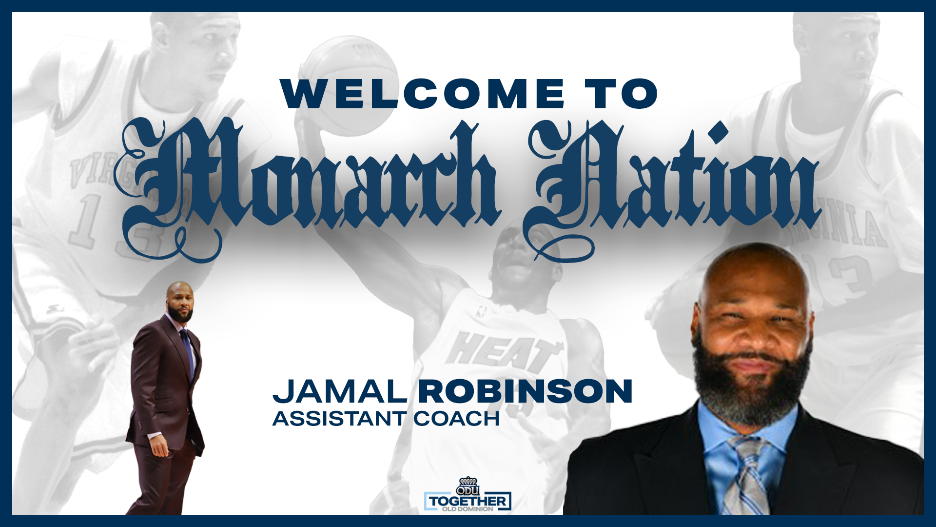 Jamal Robinson Joins Men's Basketball Staff - Old Dominion Athletics
