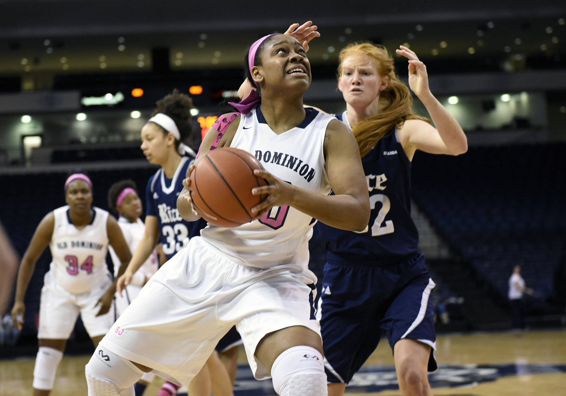 Young Scores 20 in ODU s 69 62 Win Over UVA and Advances in WNIT Old Dominion Athletics