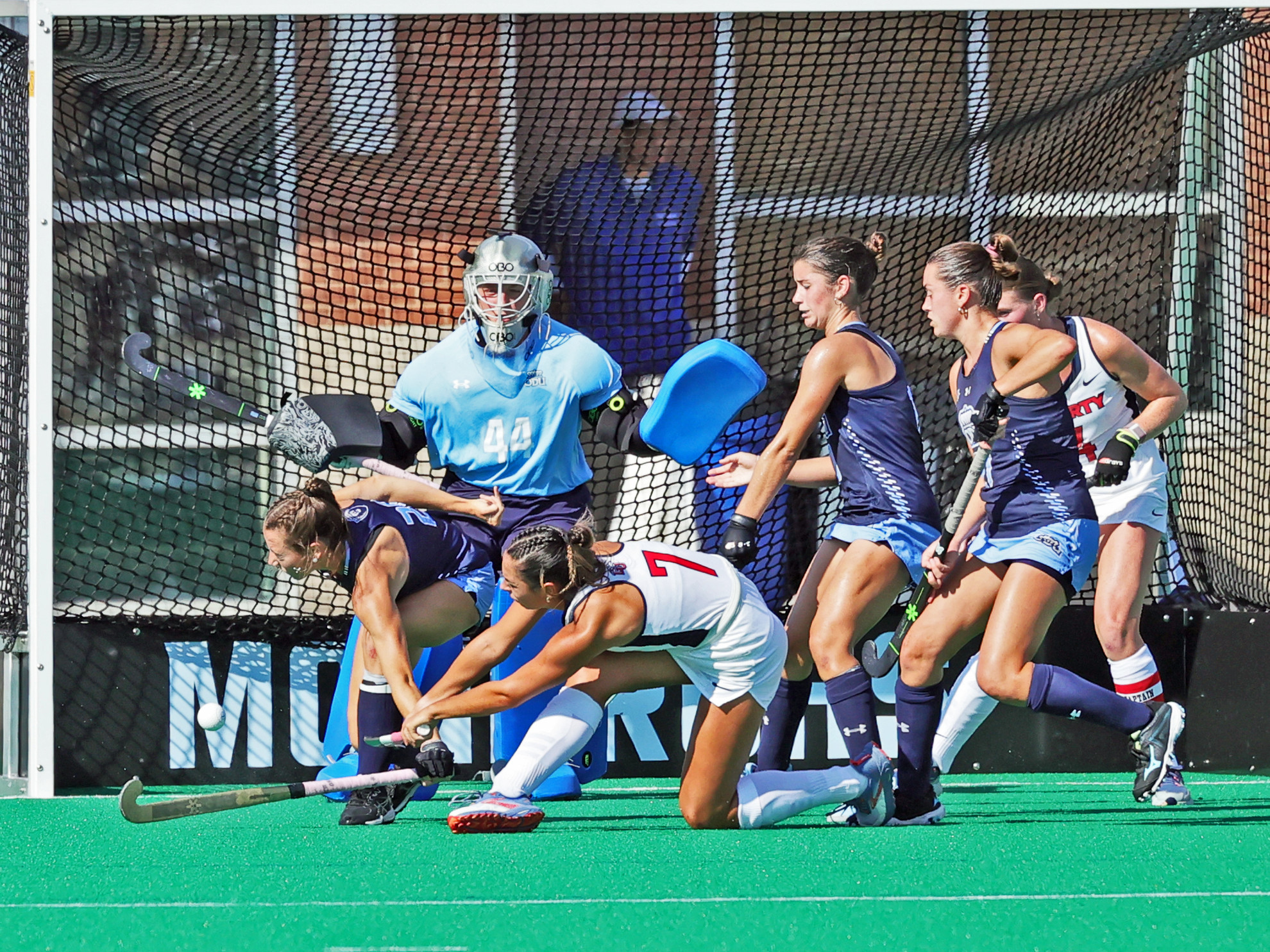 ODU Field Hockey battles and JMU Old Dominion Athletics